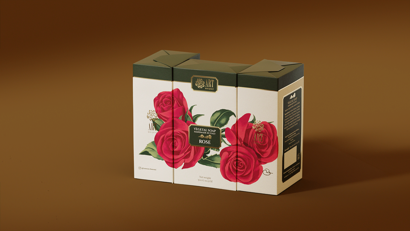 soap packaging ILLUSTRATION  rendering beauty brand identity Packaging packaging design