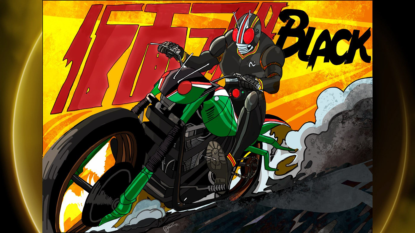 Drawing  Digital Art  ILLUSTRATION  manga anime fanart cartoon sketch Kamen Rider tokusatsu