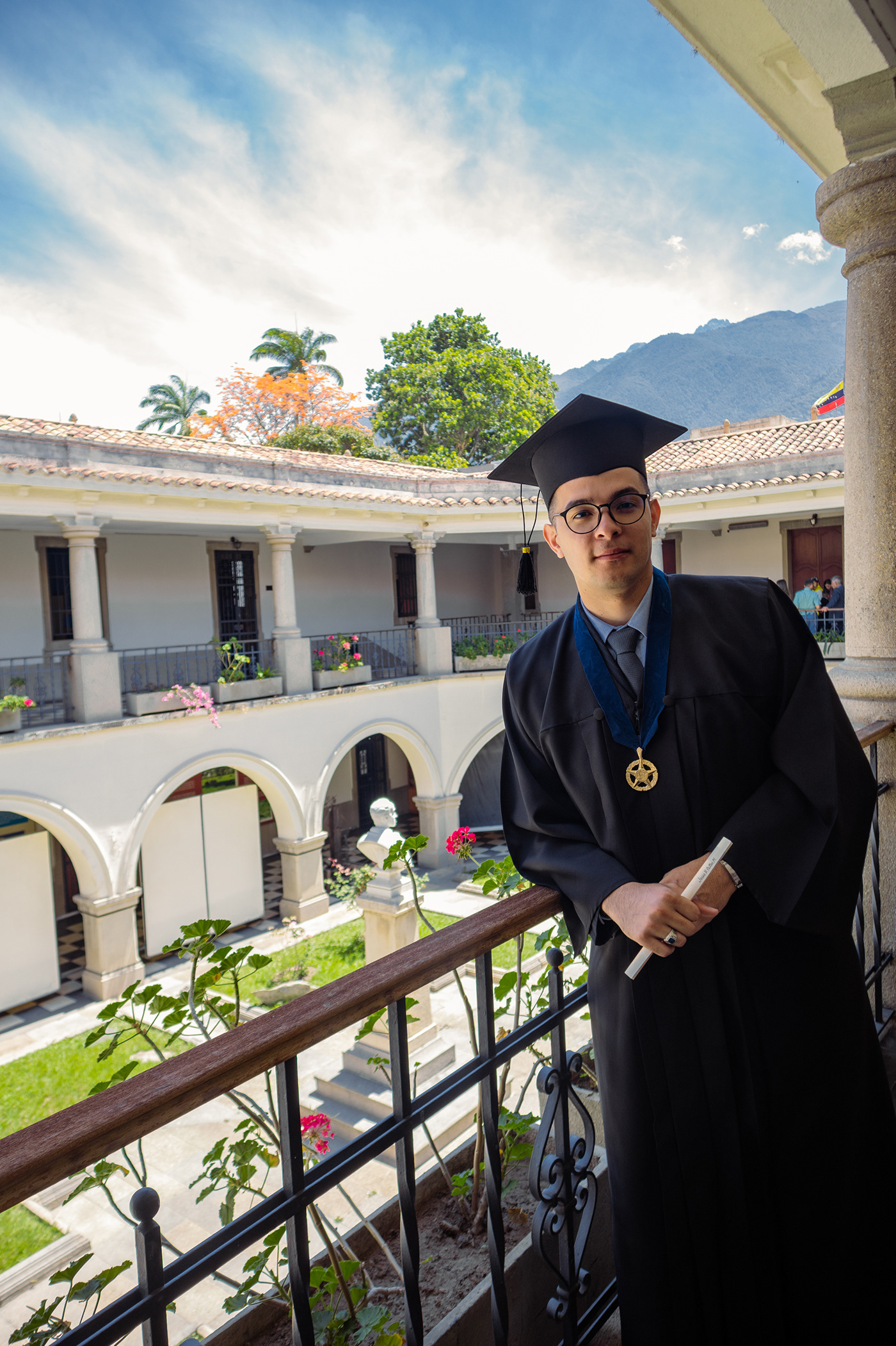 Photography  portrait man graduation University college ula mérida Grado Universidad de los Andes