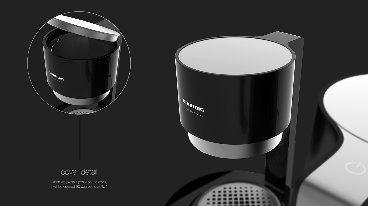 toaster kettle Coffee maker design industrial creative branding  brandidentity creatives product black ınox ux uı user interfacedeaign Interface