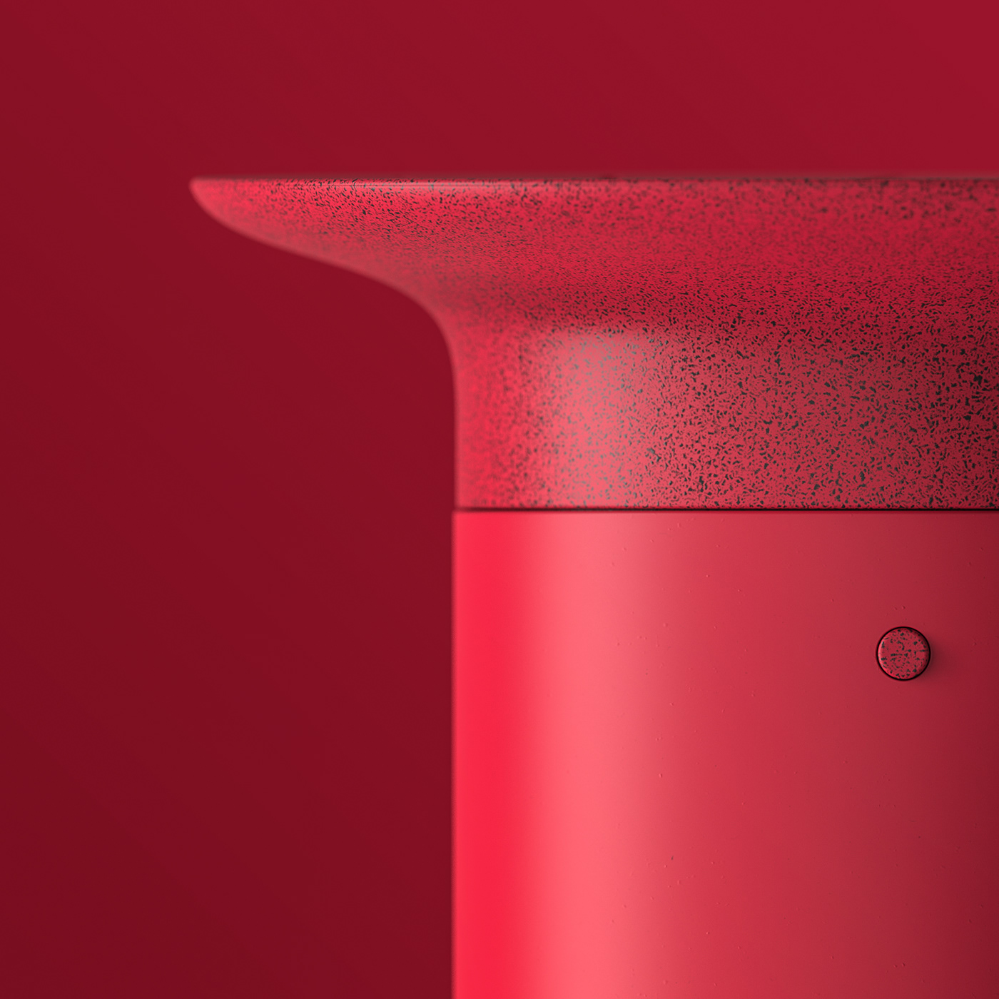 Pepper Shaker product design Render rendering 3D 3D model red modeling