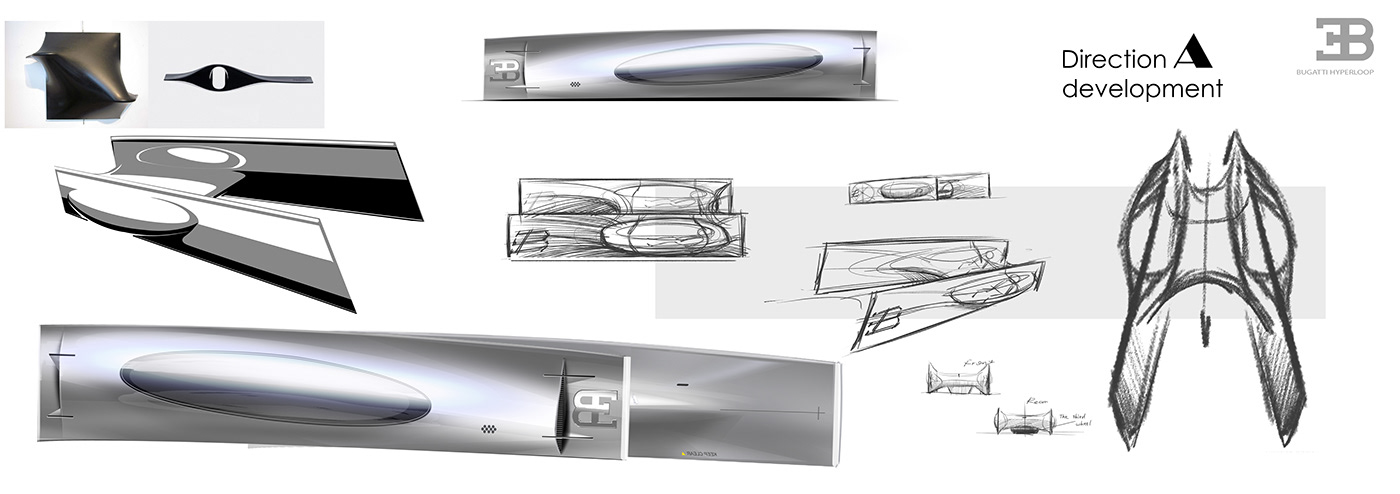 bugatti cardesign concept design hyperloop transpotation