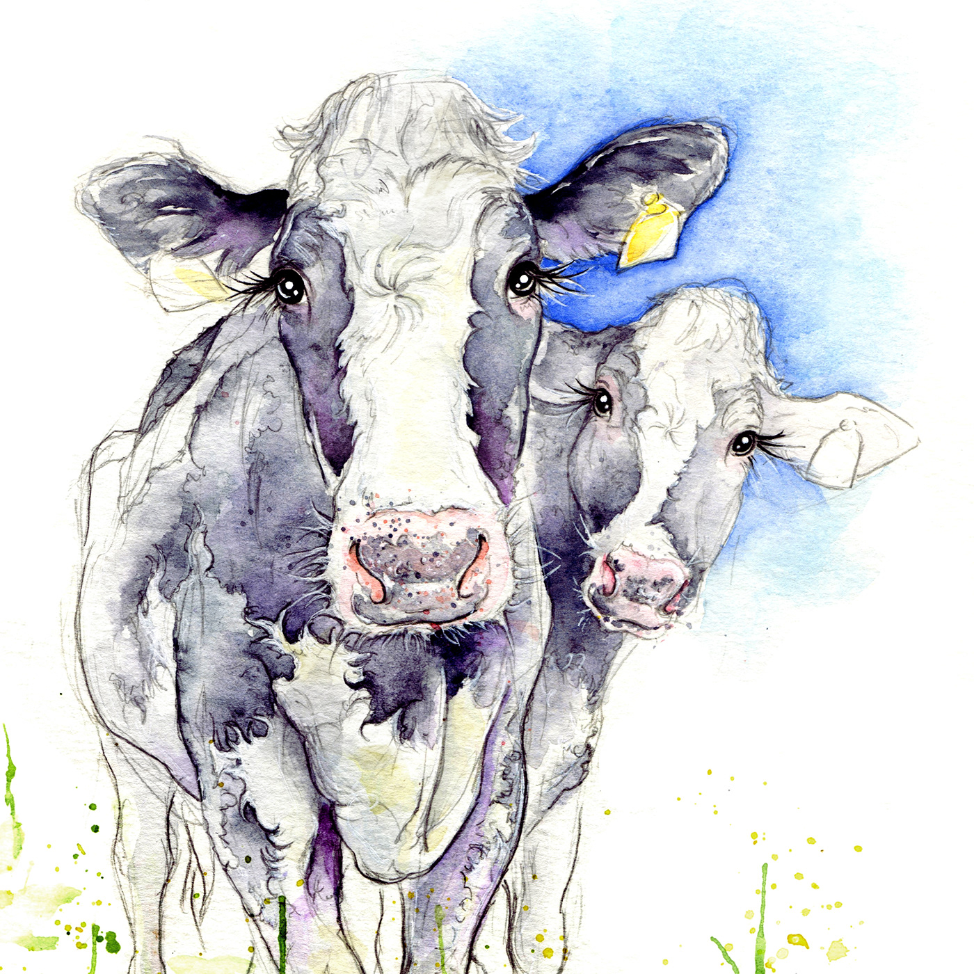 Dairy feed calf barn holstein jersey cows Elanco animals farm Health straw grass farming agriculture