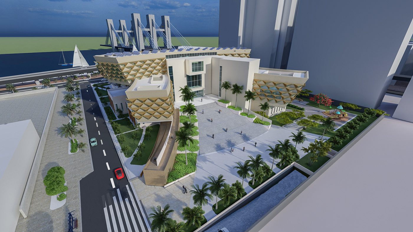 3D 3dsmax architecture design exterior graduation project Interior lumion revit visualization