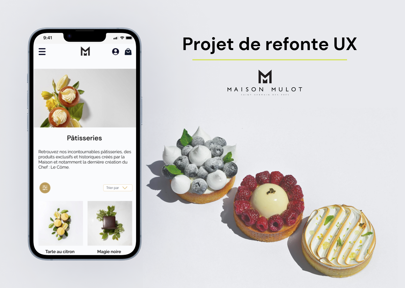 eshop Refonte design Website bakery design  Prototyping user experience ui design cake shop