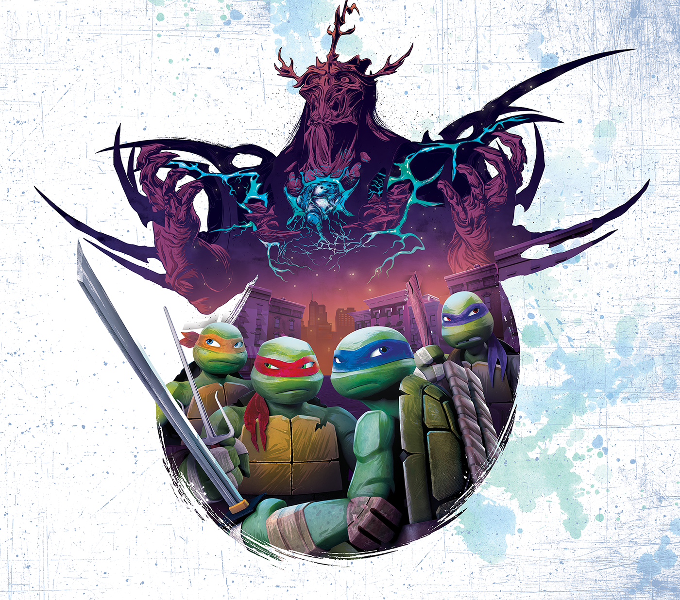 TMNT teenage mutant ninja Turtles  Shredder super shredder Style Guide nickelodeon animation  Patterns branding guide