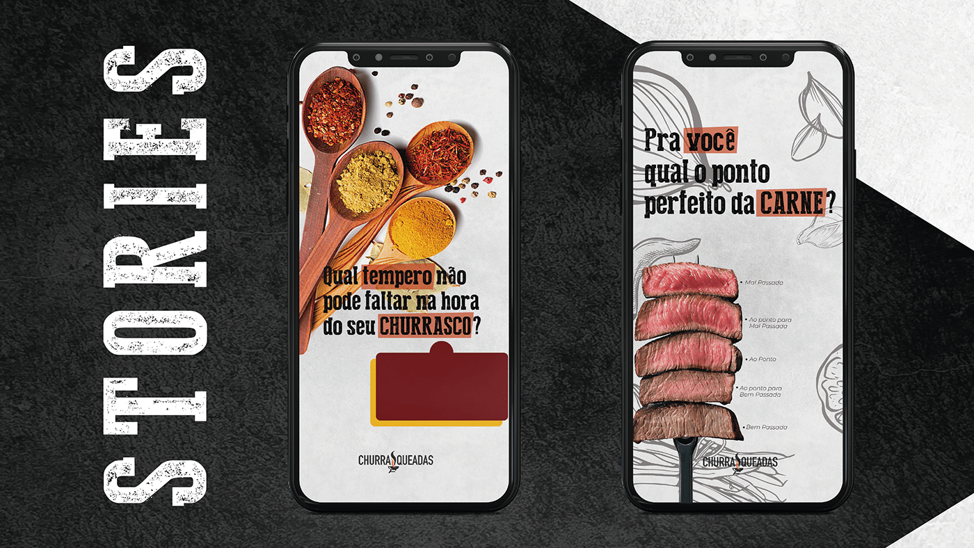 barbecue Brasil Brazil carne churrasco design design gráfico meat post social media