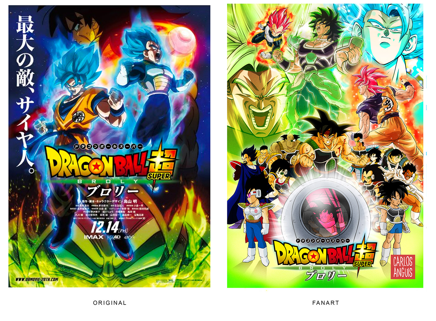 dragon ball goku anime manga Illustrator Broly poster Fan Art movie poster