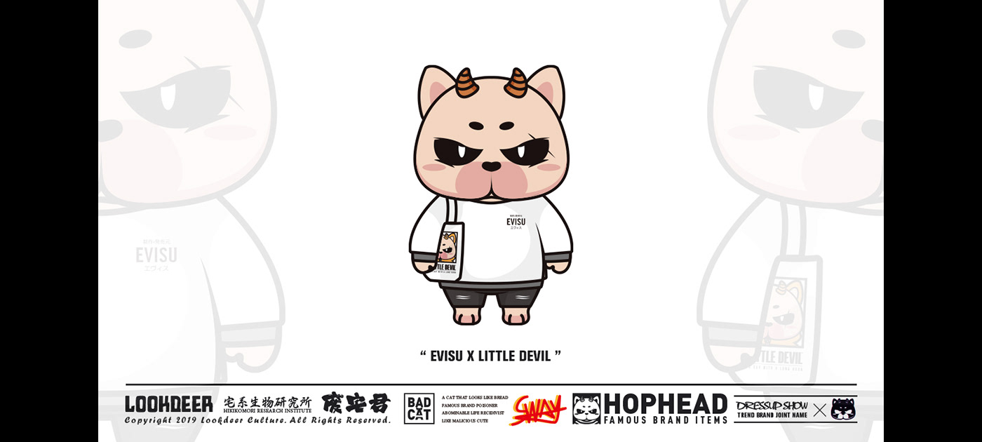 brand clothing Cat Character popular sway trend