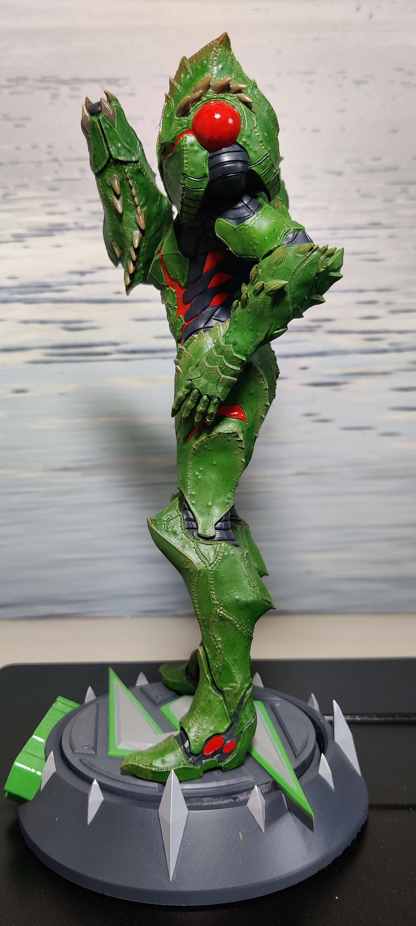 samus Samus Aran Nintendo Zbrush creature monster zbrush sculpt 3d modeling Metroid Dread Metroid Suit