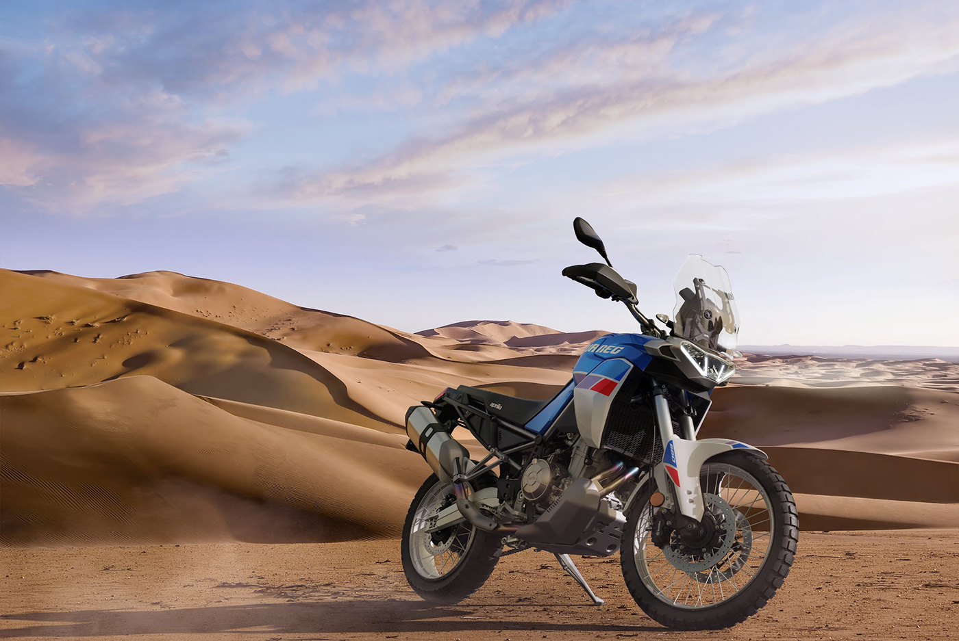 3D Aprilia blender CGI Maya motorbike motorcycle photoshop retouching photo tuareg
