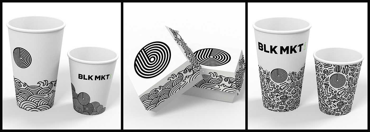 branding  pattern ILLUSTRATION  streetwear restaurant Food  design doodle japanese wave