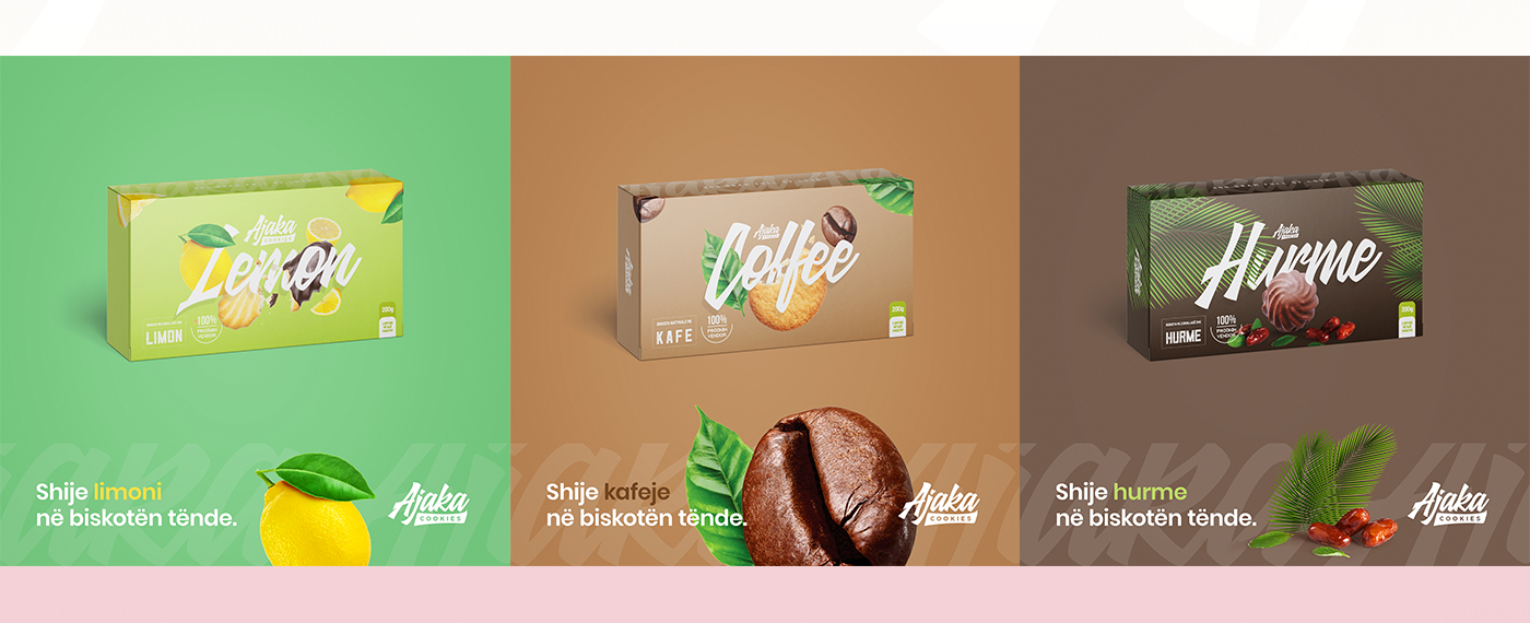 brand identity package Packaging design logo social media cookie chocolate