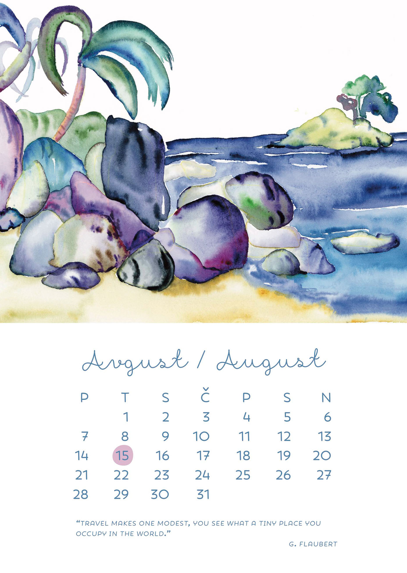 calendar calendar2017 watercolour watercolor illustrations