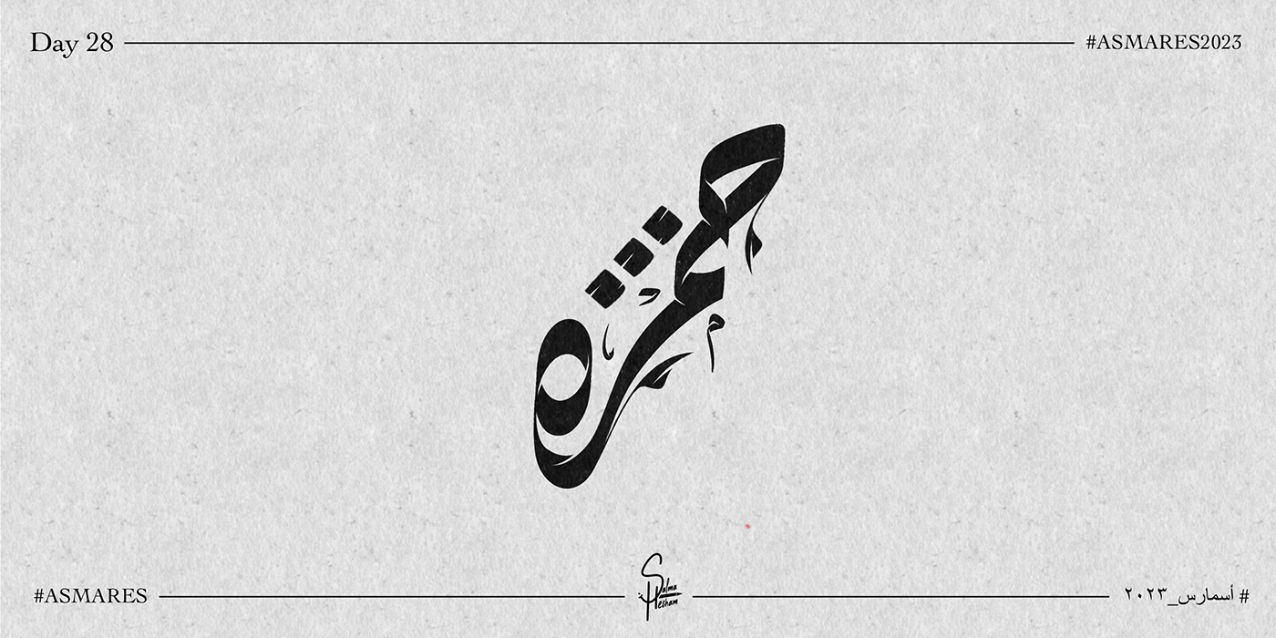 arabic arabic calligraphy diwani handwritten names Calligraphy   typography   lettering type