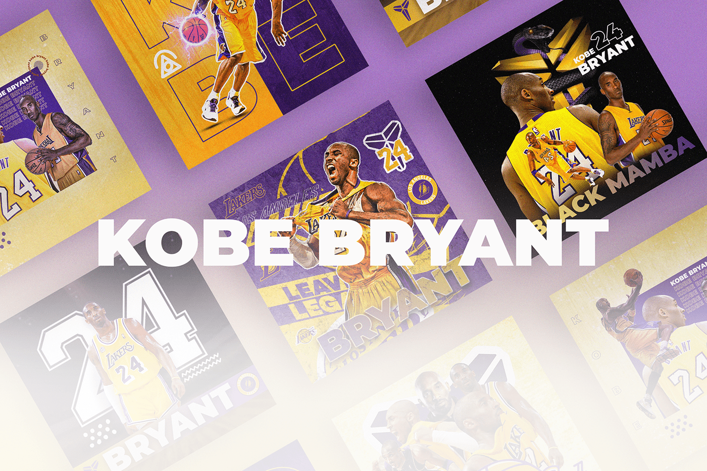 Kobe Bryant basketball Sports Design Social media post