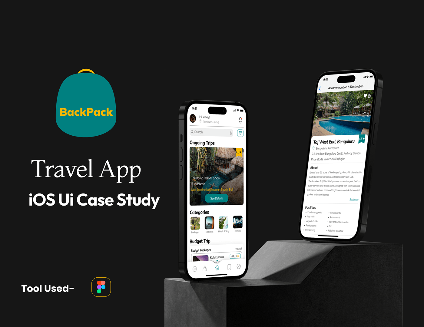 Mobile app ui design UI/UX ios UI user interface portfolio Case Study Travel App Travel