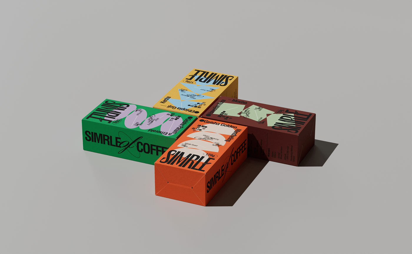 brand identity cafe Coffee Packaging