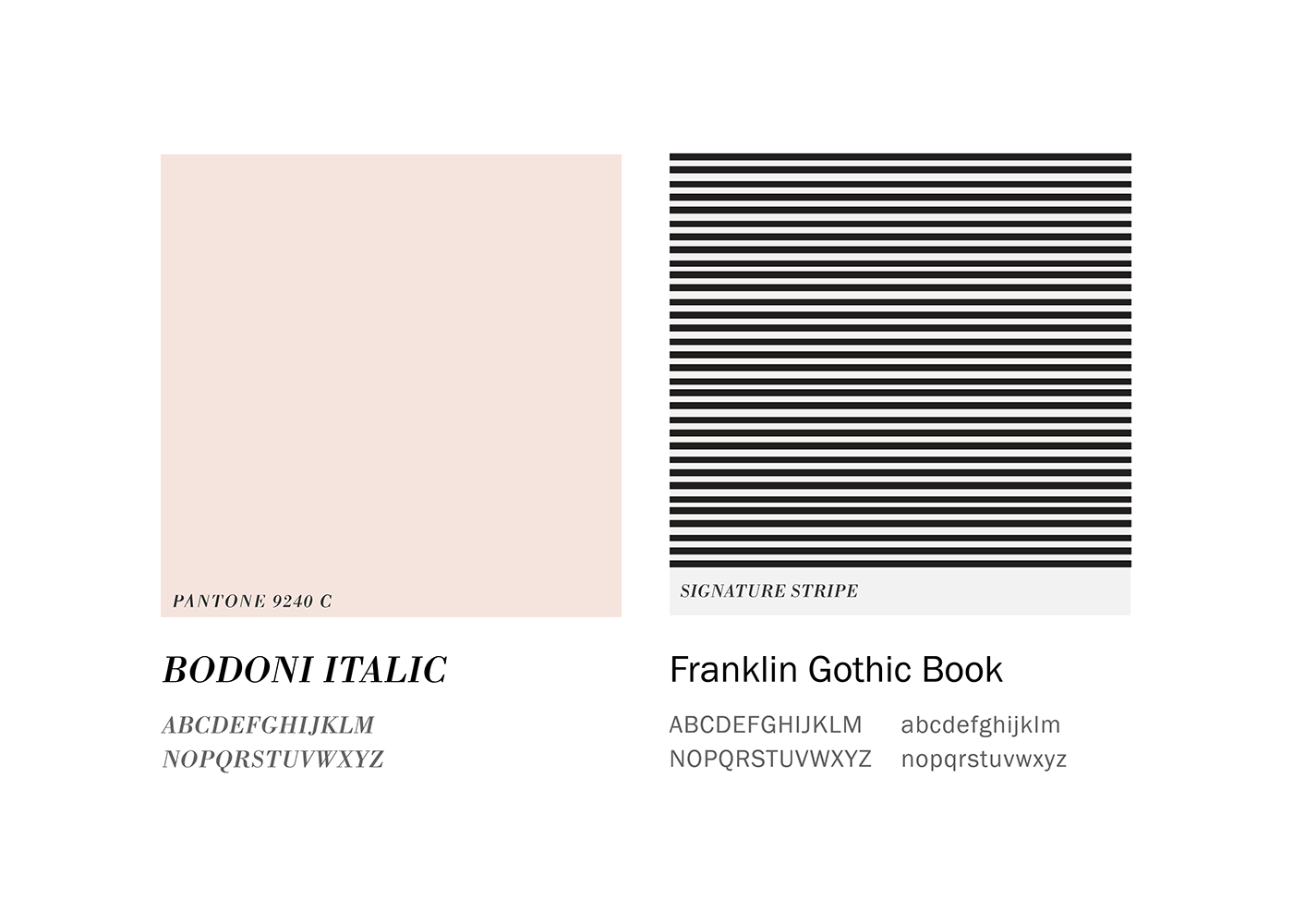 Fashion  brand experience accessories visual identity New York bodoni gifs motion styling  Collateral