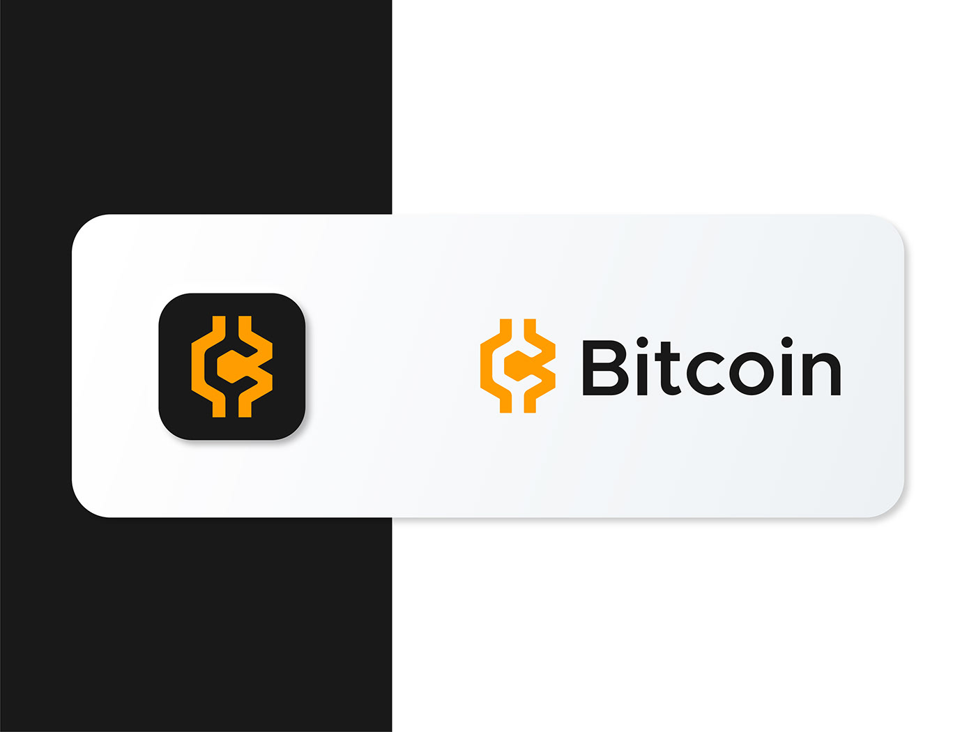 bitcoin bitcoin logo brand identity branding  crypto cryptocurrency logo logo designer logo maker logos