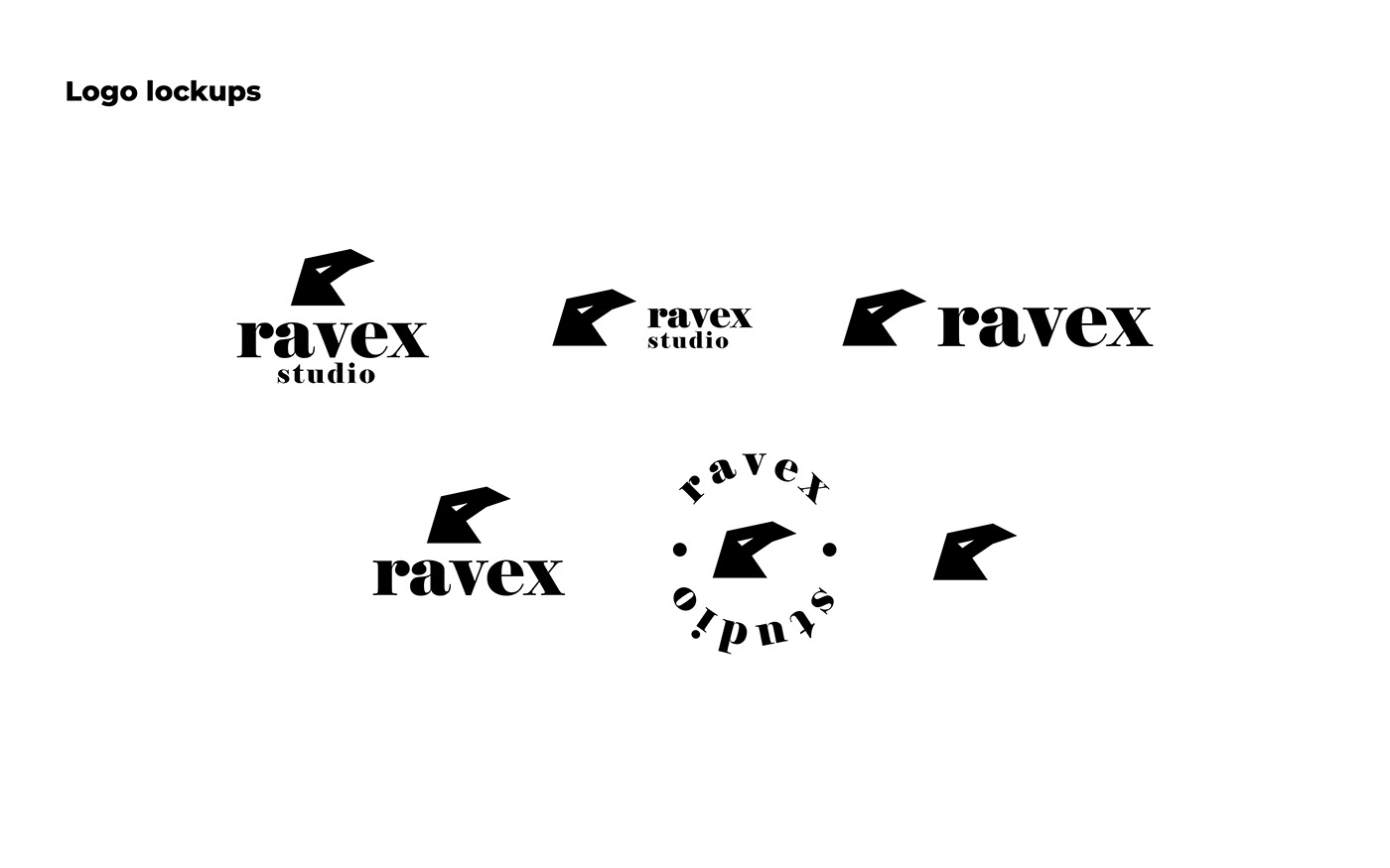 creative agency branding  brand identity raven vision marketing agency Logo Design visual identity identity creative studio