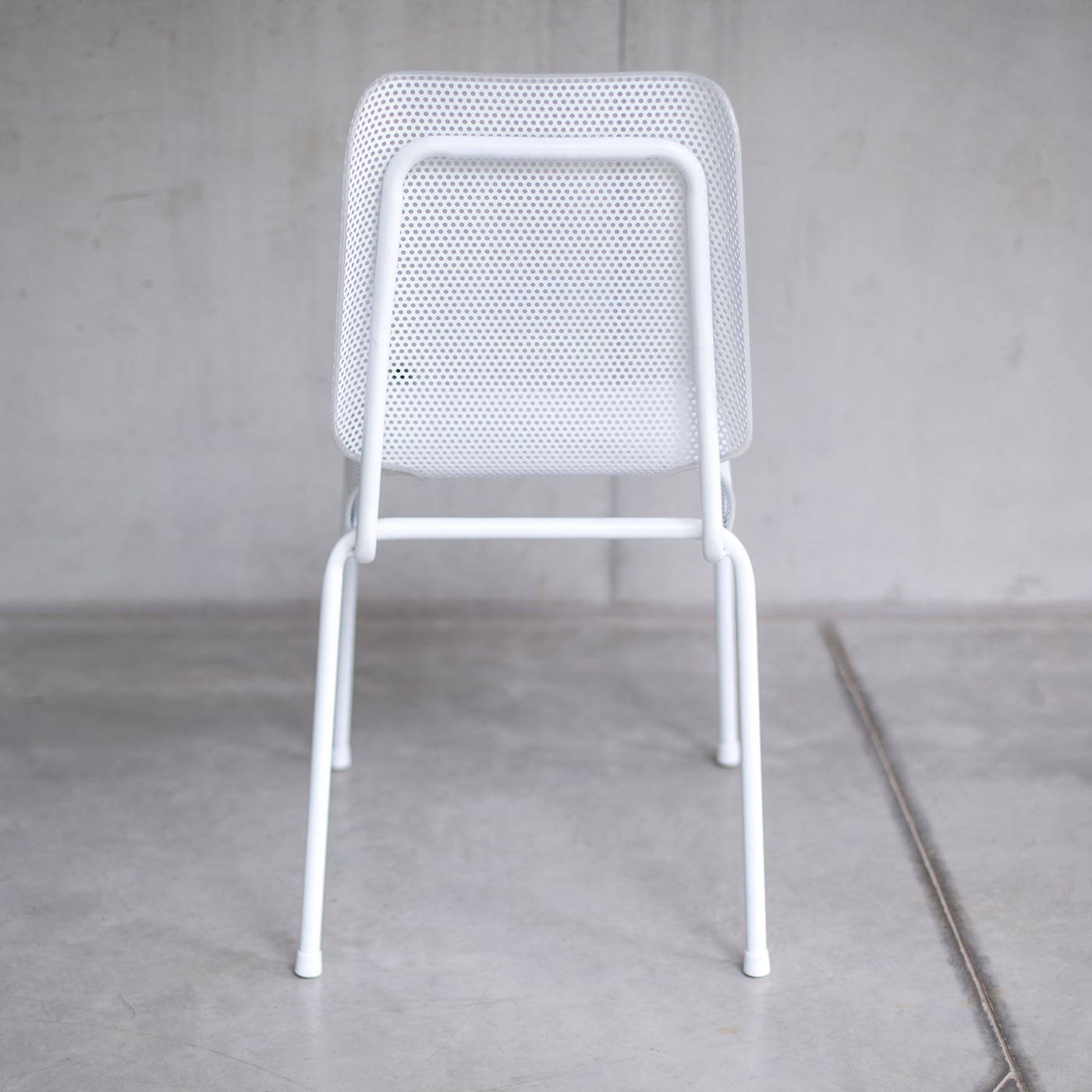 metal Feminin chair perforated Calligaris model rapid prototype soft Phoenix