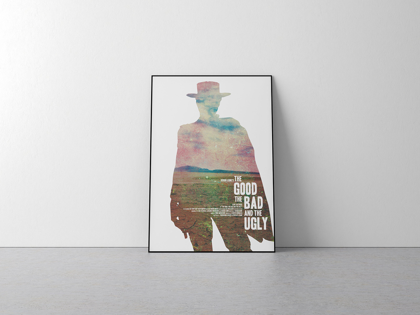 the good The Bad the ugly The Good the bad and the ugly poster Poster Design print cowboy western movie movie poster