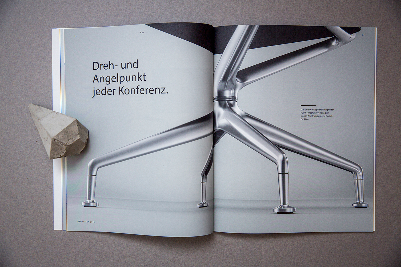 Brunner Jung von Matt New Mix Days editorial design  furniture branding  graphic design  fair concept orgatec Tim Kaun