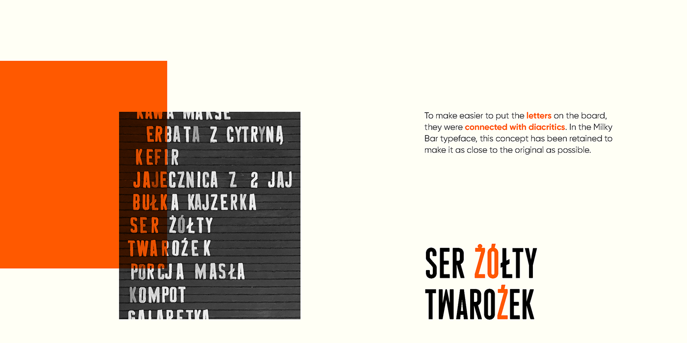 Typeface sans serif typography   milkybar Display sans family type design type type designer