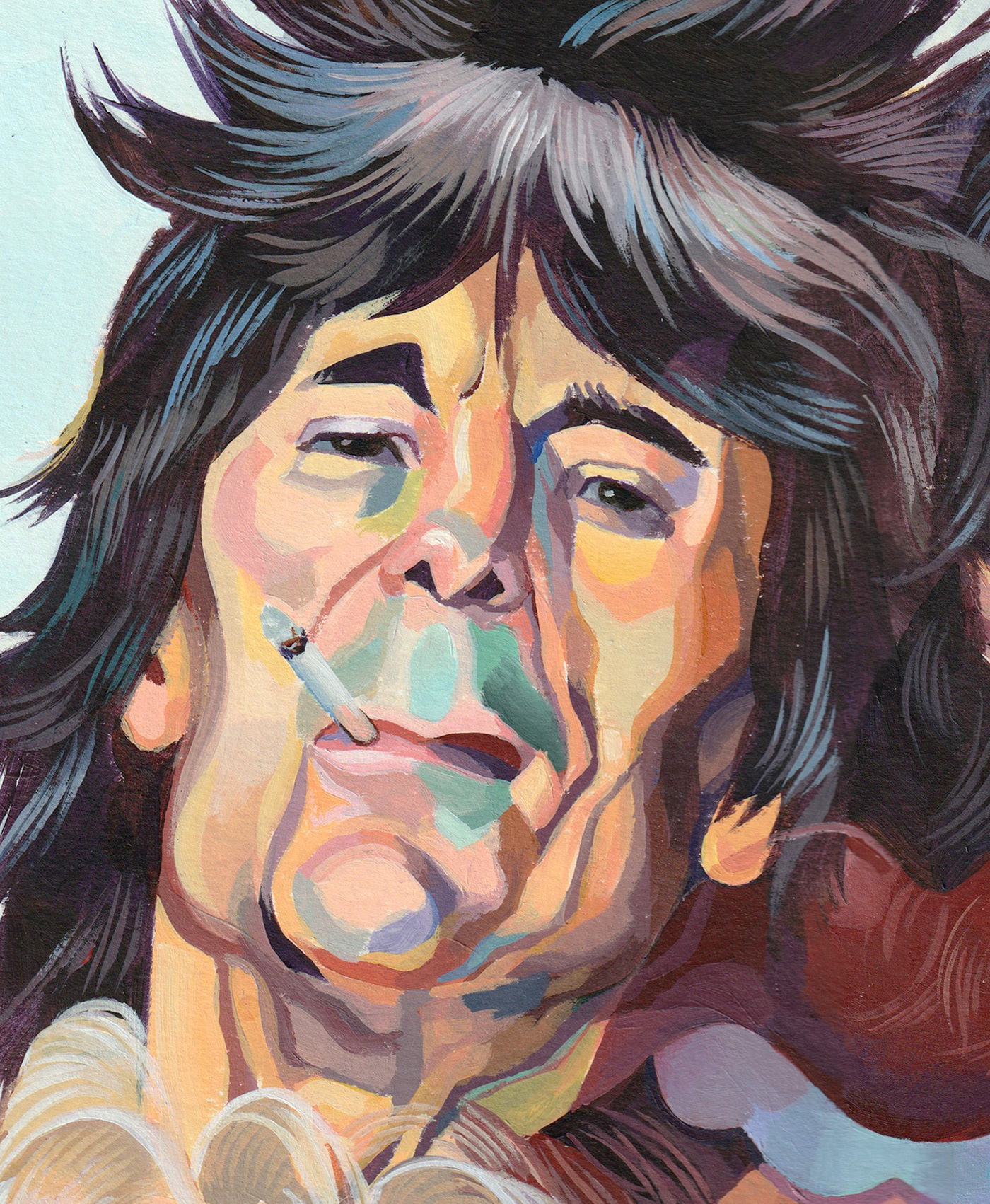 rolling stones Mick Jagger Ron Wood Keith Richards charlie watts rock stars caricature   portrait