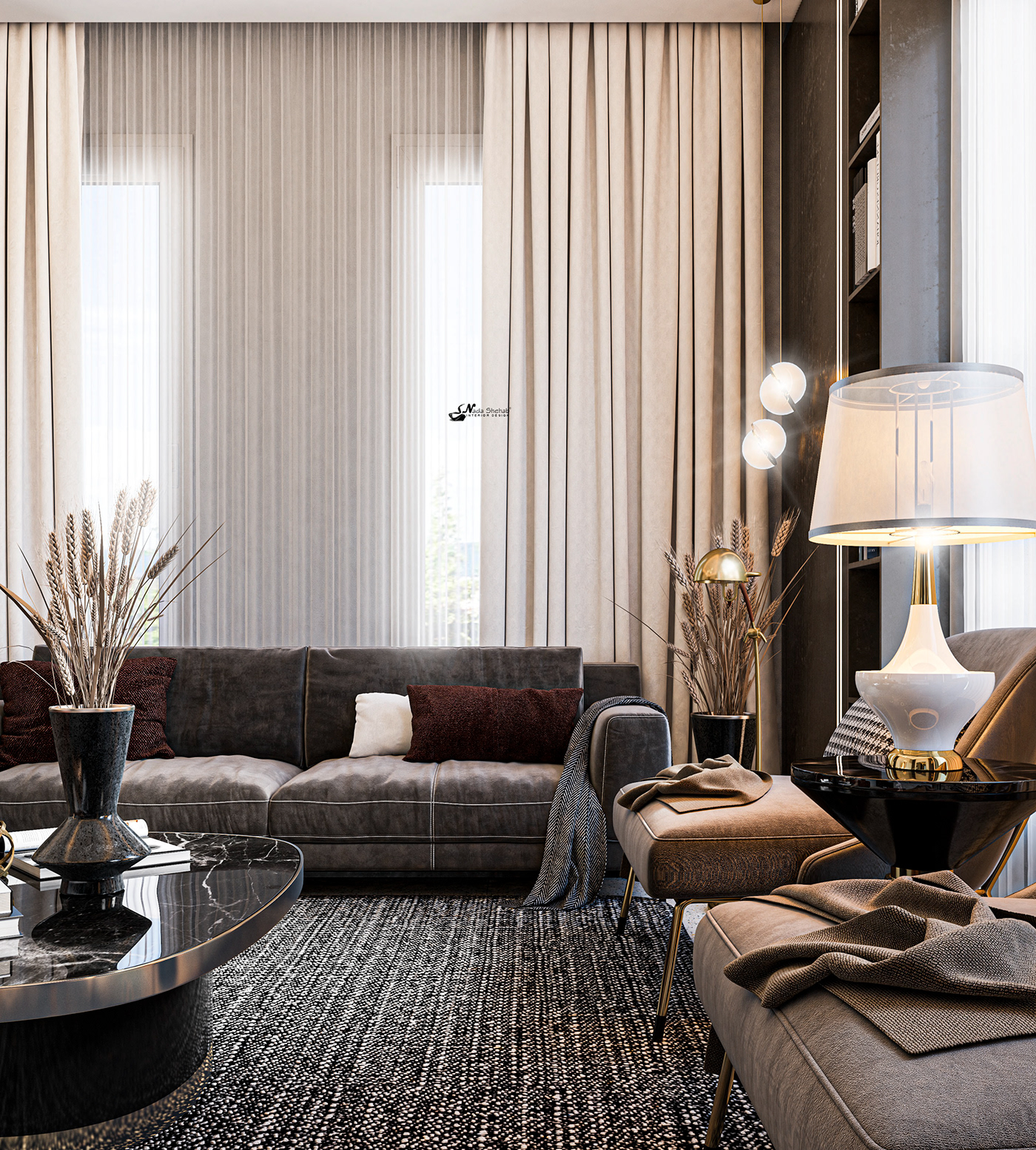 architecture corona_render decor design dubai furniture interior_design luxury Photography  vray
