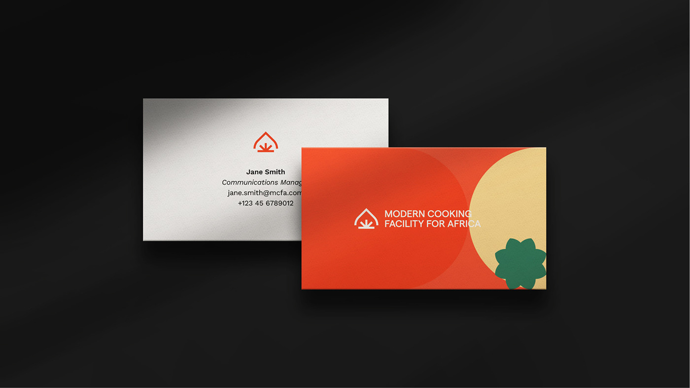 abstract africa logo non-profit shapes visual language business card cover flyer Icon
