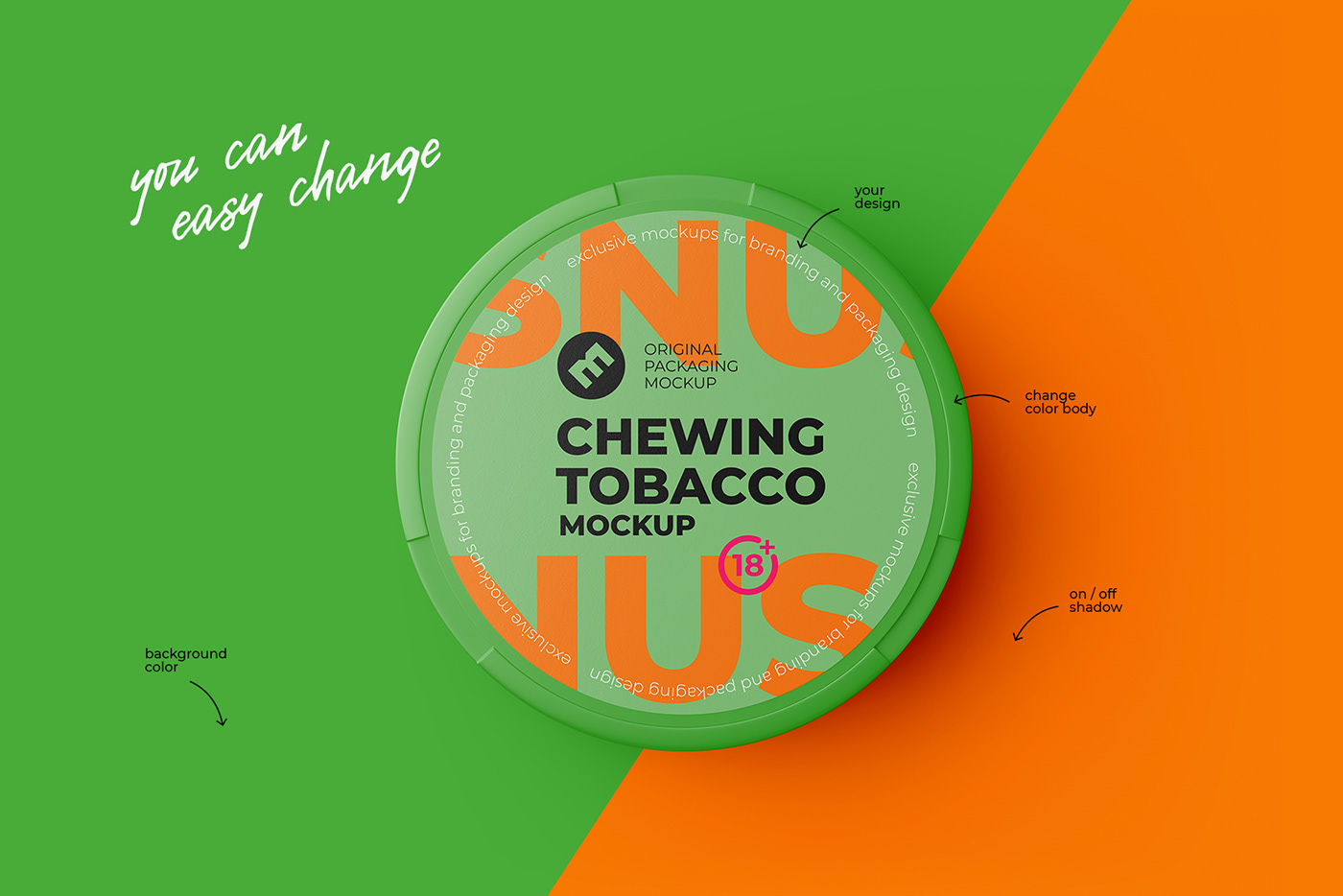 branding  CBD chewing Mockup mockup psd mockups package Packaging packaging mockup tobacco