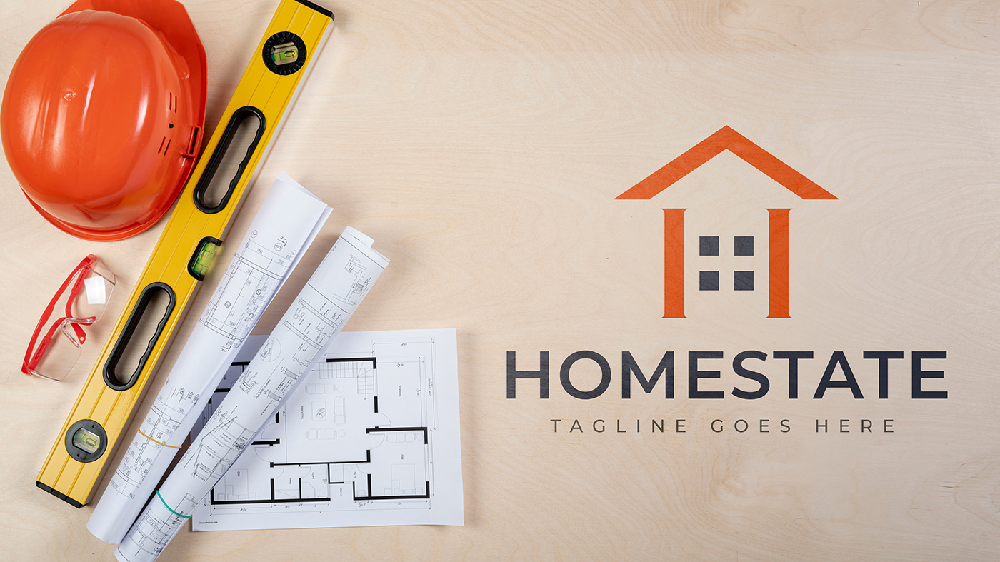 architechture business corporate h letter loho Home Logo House Logo modern property Real estate logo simple