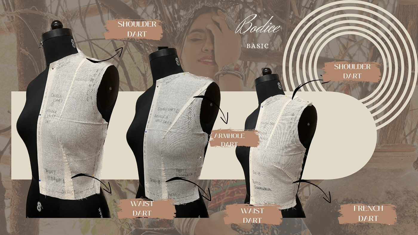 draping fashiondesign muslin patternmaking basic design corsetry DARTMANIPULATION FashionDraping midriff technicalskills