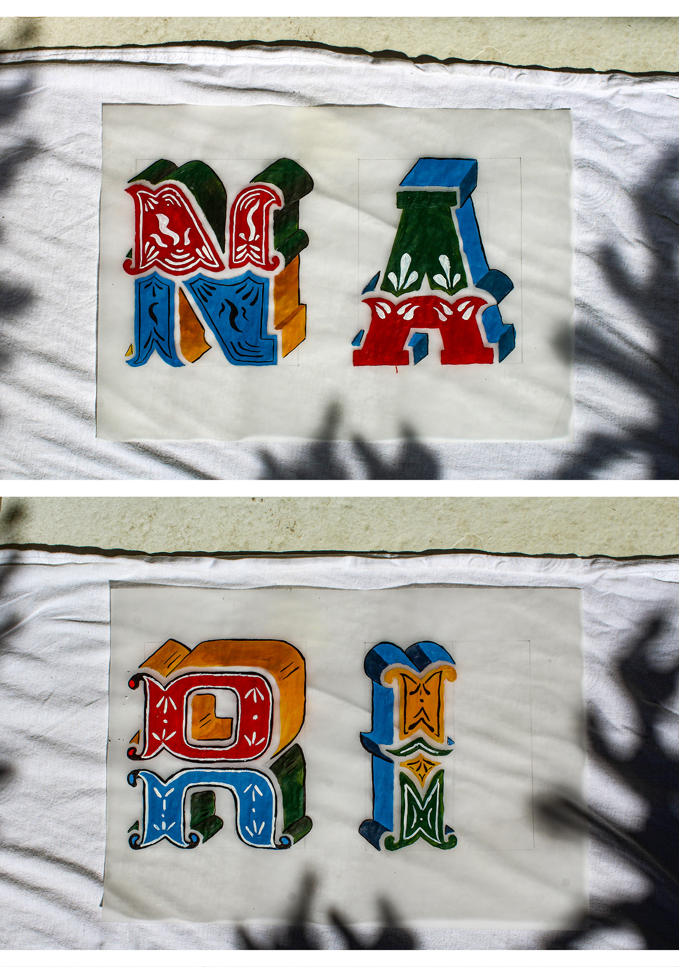 tipografia typography   identity acrilico color handmade analogo Brazil lettering rotulación