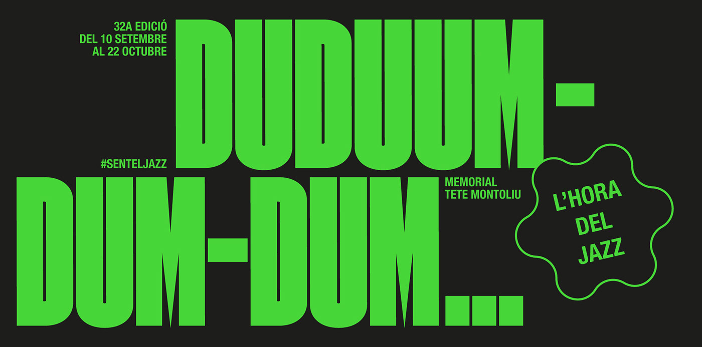 adobe illustrator brand identity festival graphic design  identity jazz music poster rhythm typography  