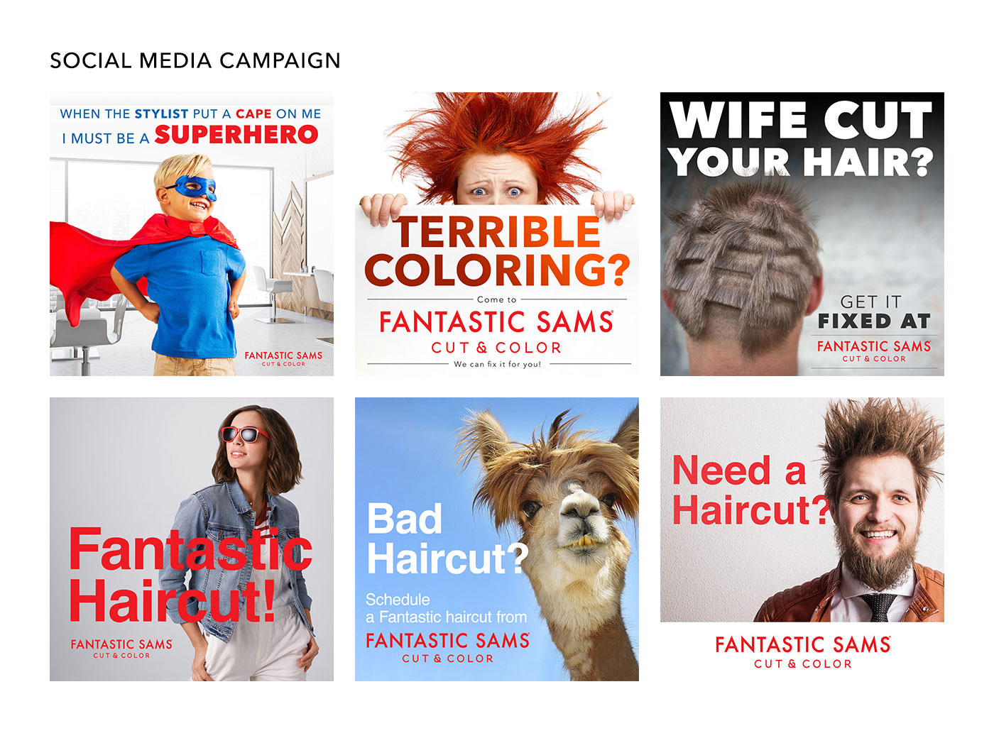 Hair Cut social media campaign