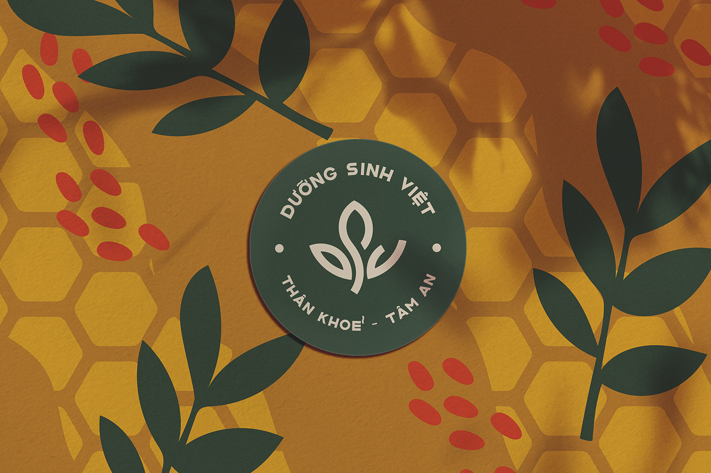 brand identity branding  duong sinh viet ILLUSTRATION  Liem Nguyen Logo Design natural organic Packaging visual identity