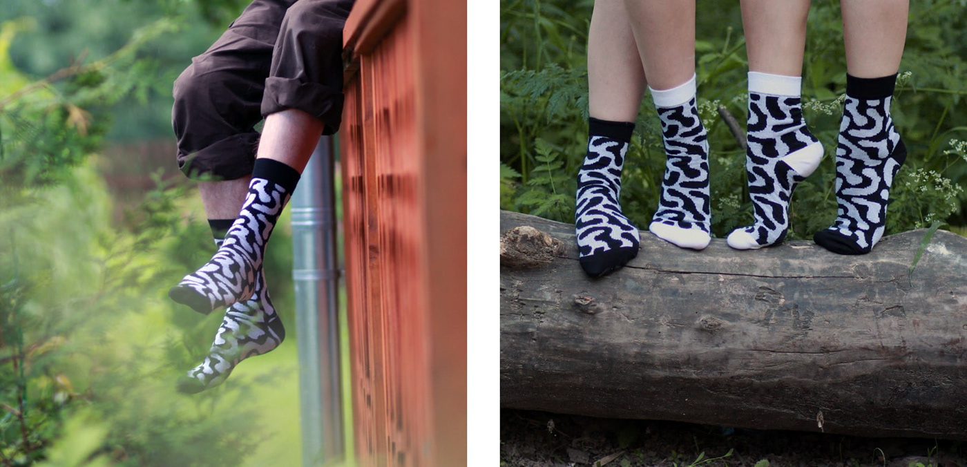 socks branding  bright Fashion  logo clothes Pack ILLUSTRATION 