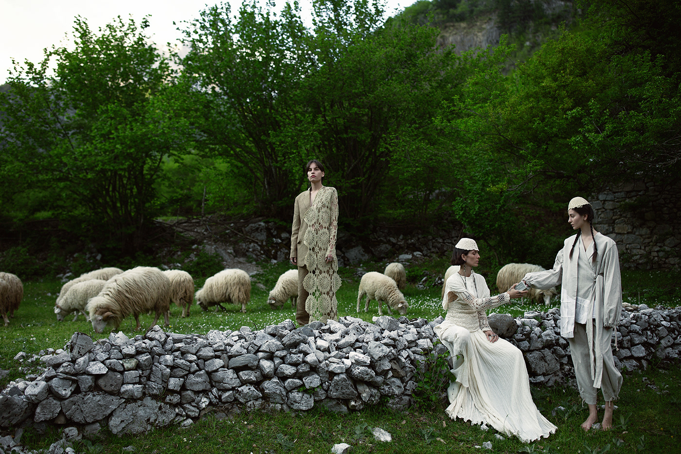 Albania ani dishnica Burrneshat Collection Edvina Meta Fashion campaign fashion design Theth Vanessa Gjini womenswear