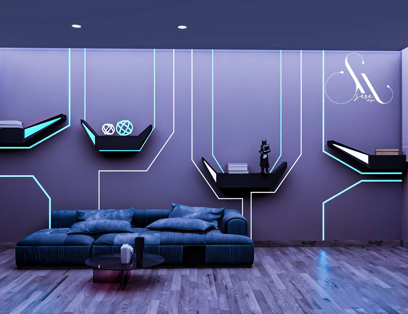 Gaming gamingroom interior design  home Interior gaming design game dubai Saudi Arabia UEA