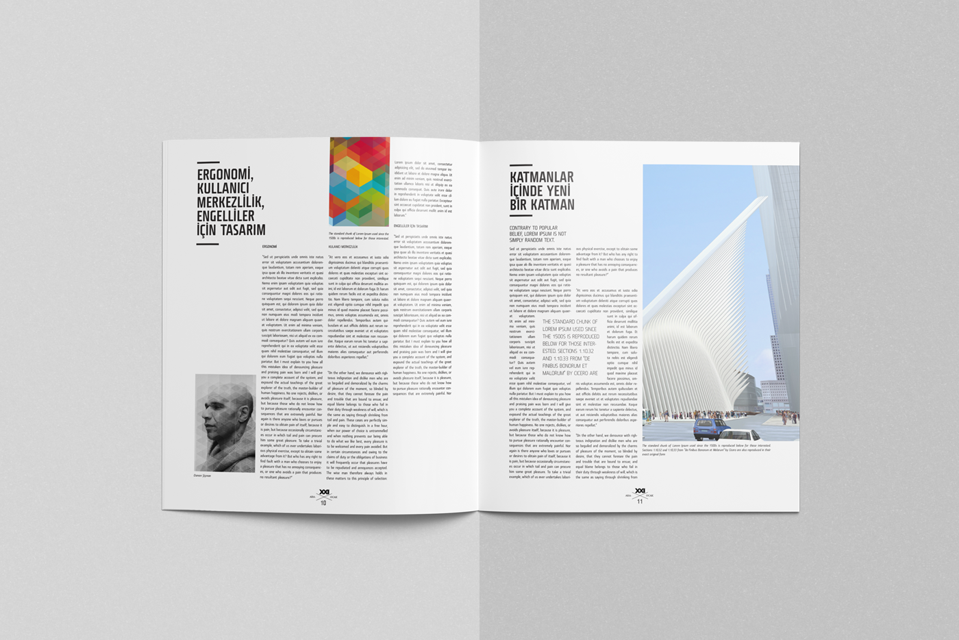 magazine XXI xxi mimarlık Magazine design