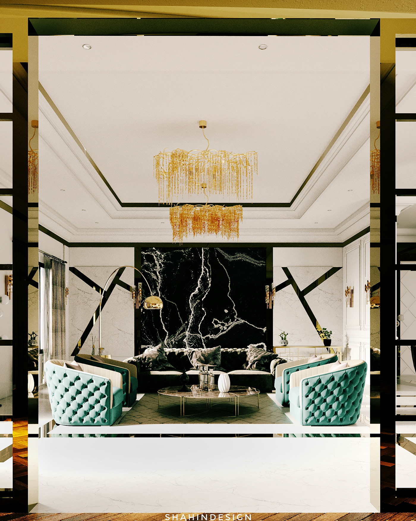 3D 3ds max architecture archviz CGI corona interior design  luxury apartments Render visualization