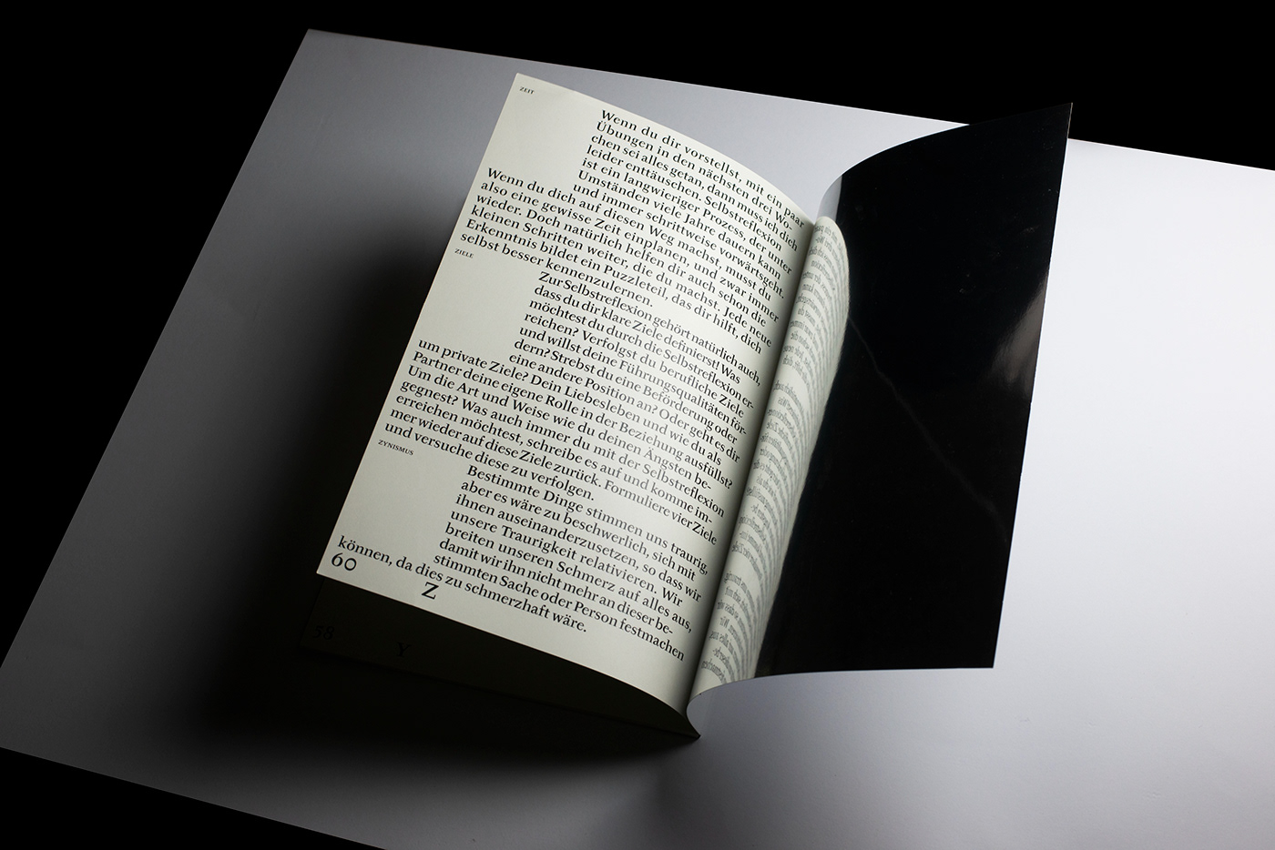 relfexikon selfreflection book graphicdesign visualcommunication typography   Bookdesign screenprint print typedesign