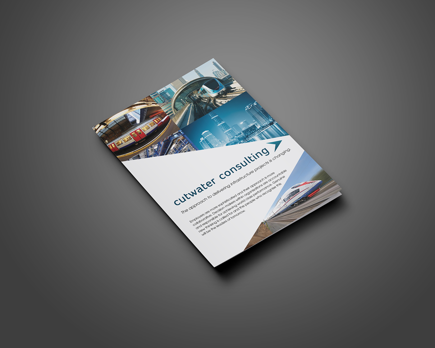 Broochure investment agency Investment construction brochure leaflet