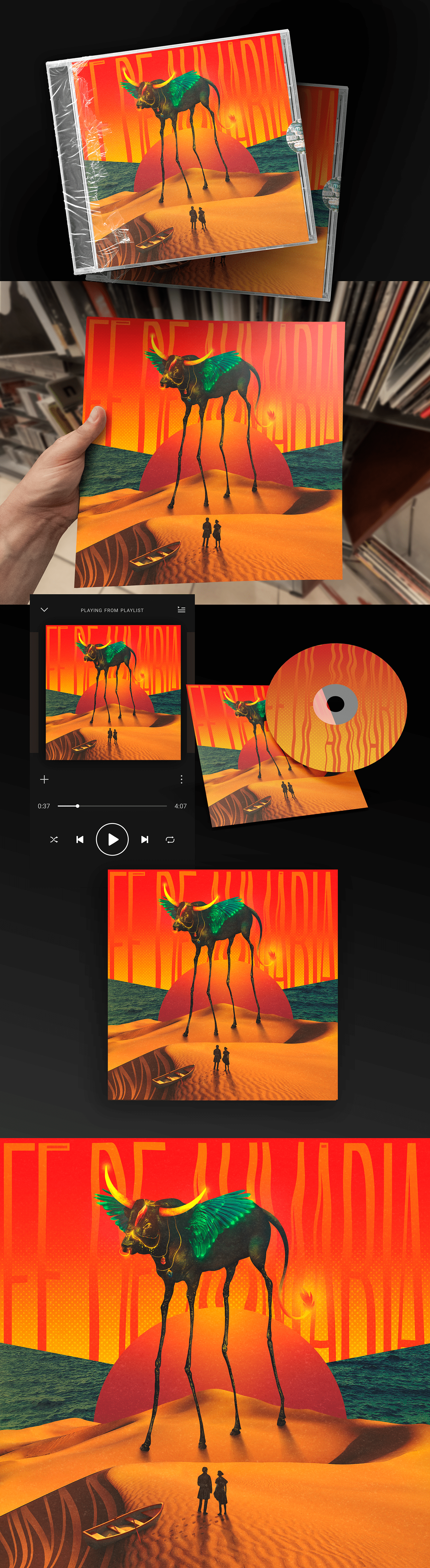 Album album cover art collage dali maranhão music salvador dali