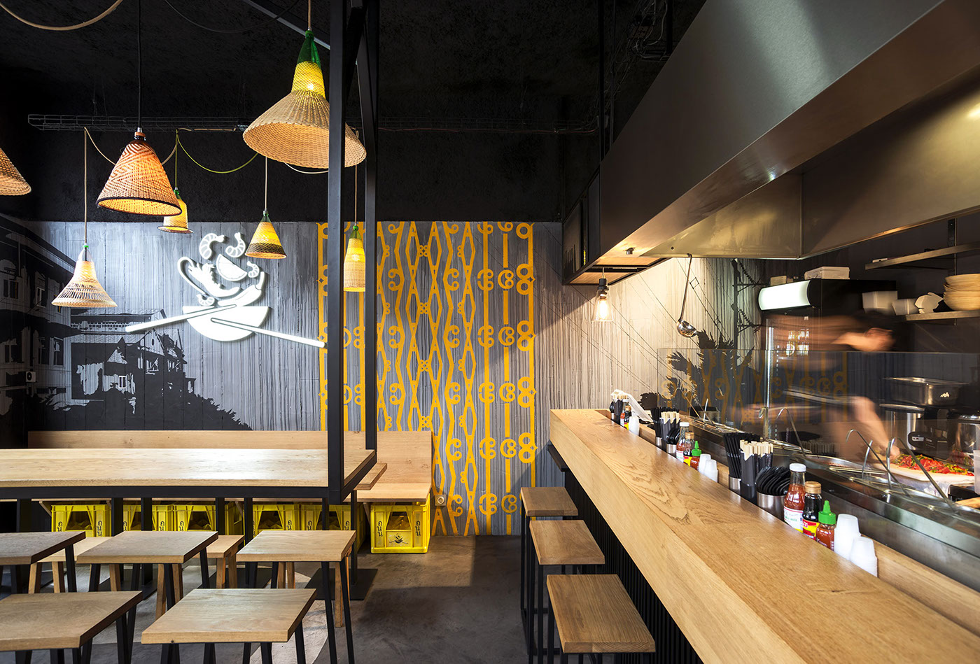 Pitaya restaurant Thai franchise design global Bangkok Street Food
