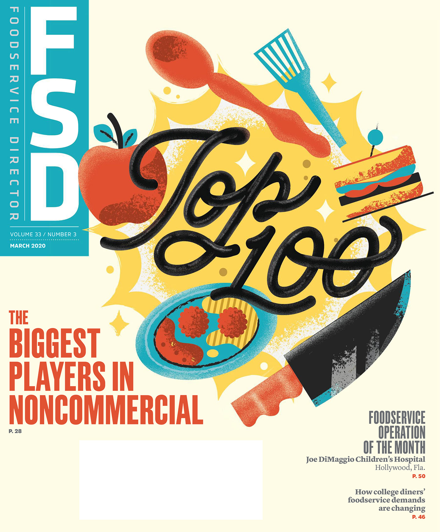 service magazine city people Handlettering cover cooking chef Food  typeography