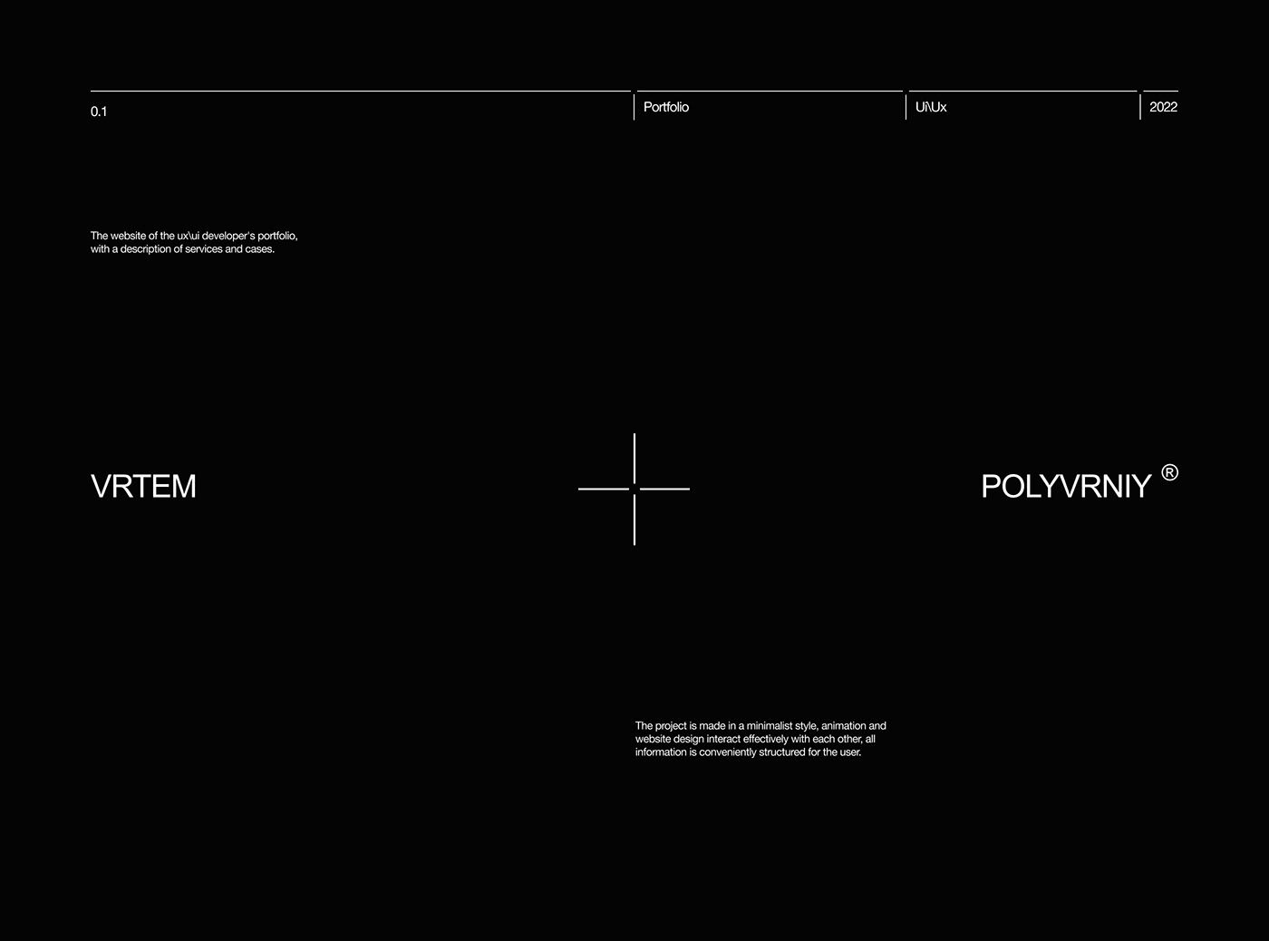 black designer Minimalism Portfolio Design UI ux Web Web Design  Website